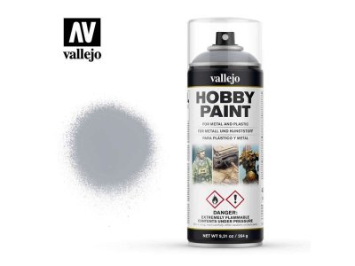 Vallejo 28021  Silver - Matt - Spray - 400ml - Val28021 vallejo hobby spray paint 28021 silver - VAL28021