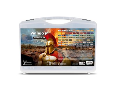 Vallejo 70252 Model Color - Basis Koffer - Basiskleuren - Acryl Set - 80x18ml - Val70252 1 - VAL70252