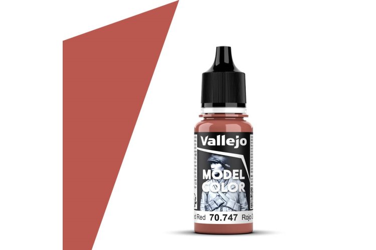 Vallejo 70747 Model Color - Faded Red - Acryl - 18ml - Val70747 xs - VAL70747-XS