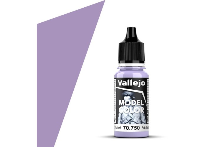 Vallejo 70750 Model Color - Light Violet - Acryl - 18ml - Val70750 xs - VAL70750-XS