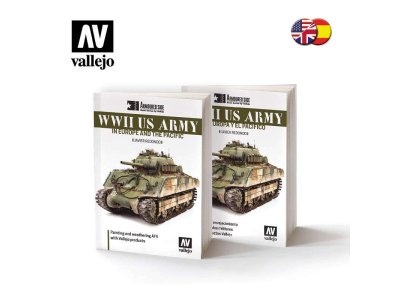 Vallejo 75019 WWII US ARMY in Europe and the Pacific - Book - English - Val75019 vallejo wwii us army 75019 75023 - VAL75019-XS