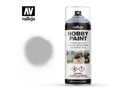 Vallejo 28011 Grey Primer - Spray - 400ml - Vallejo hobby spray paint 28011 grey - VAL28011