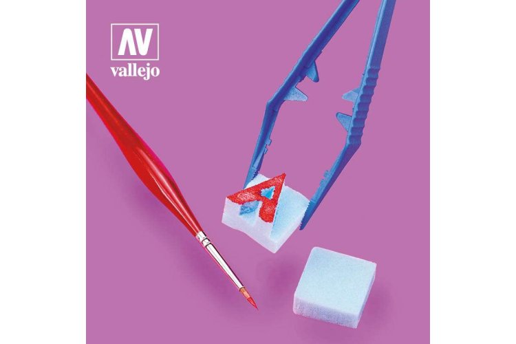 Vallejo T12006 Plastic Tweezers x5 - Vallejo hobby tools plastic tweezers x5 t12006 2 - VALT12006