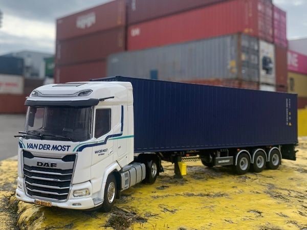 1:50 WSI Models - Van der Most - DAF XG - Trailer & 40FT Container - Wsivdmdaf - WSIVDMDAF