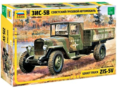 1:35 Zvezda 3529 Soviet Truck ZIS-5V - Zvz3529 - ZVZ3529