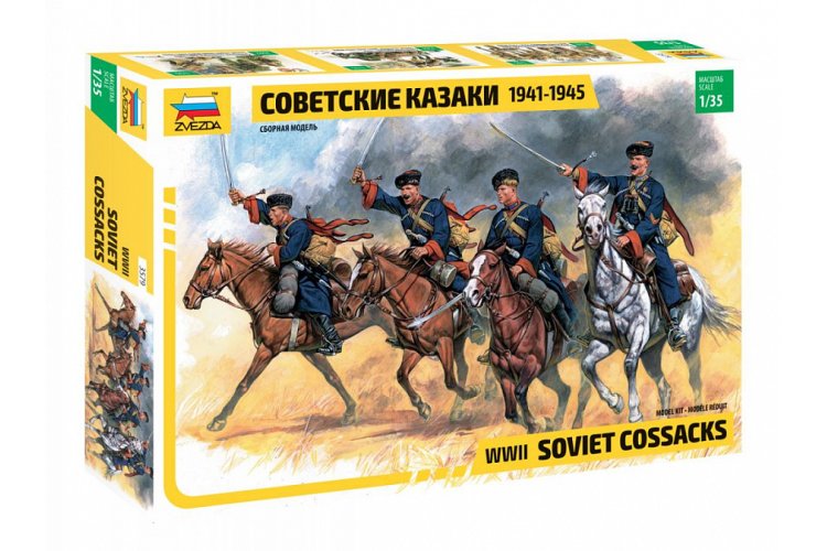 Soviet Cossacks WWII Figuren 1:35 - Zvezda