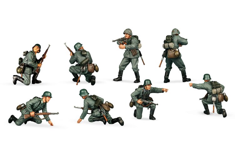 1:35 Zvezda 3582 German Panzergrenadiers WWII - Zvz3582 panzergrenadiers d  - ZVZ3582