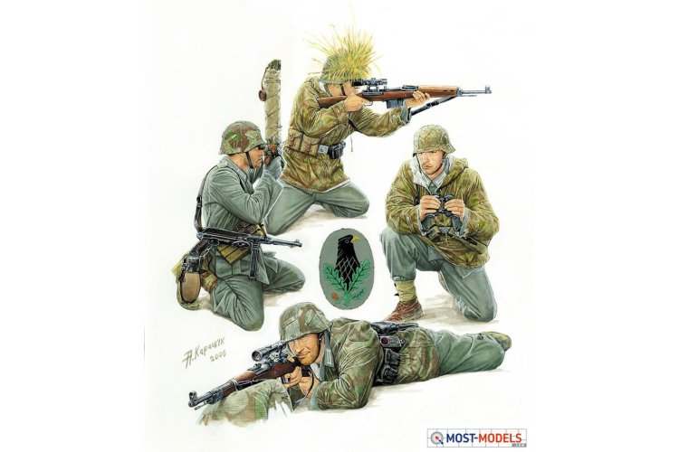 1:35 Zvezda 3595 German Sniper Team WWII      - Zvz3595 - ZVZ3595