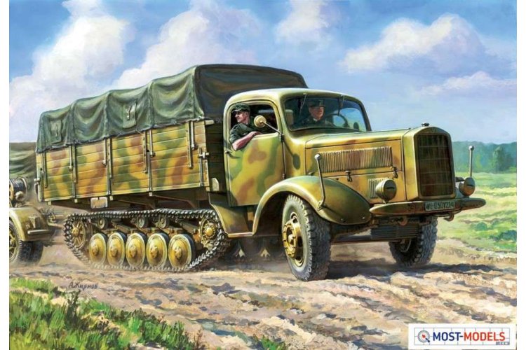 1:35 Zvezda 3603 Maultier L-4500R German Halftrack - Zvz3603 1 - ZVZ3603