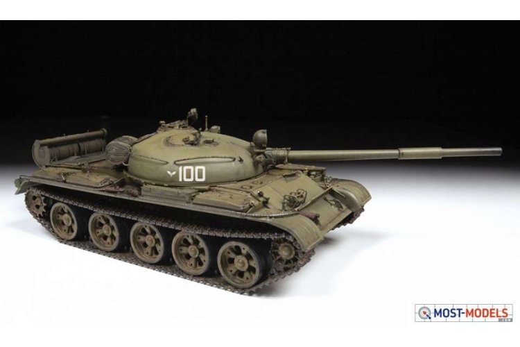 1:35 Zvezda 3622 T-62 Soviet Main Battle Tank - Zvz3622 t 62 back fx  - ZVZ3622