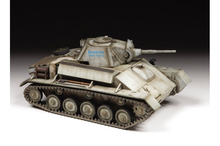 1:35 Zvezda 3631 T-70 Soviet Light Tank - Zvz3631 t 70b back kx  - ZVZ3631