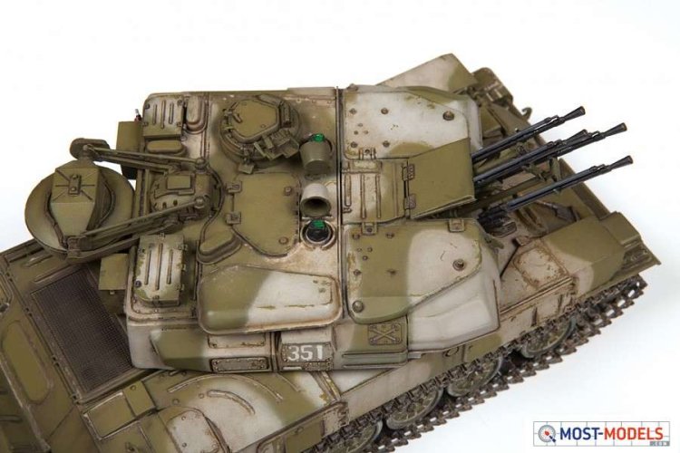 1:35 Zvezda 3635 Soviet self-propelled anti-aircraft gun ZSU-23-4 "Shilka" - Zvz3635 4 - ZVZ3635