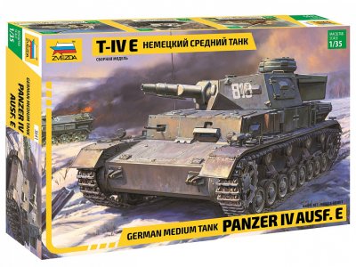 1:35 Zvezda 3641 Pz.Kpfw. IV Ausf. E - German Medium Tank - Zvz3641 - ZVZ3641