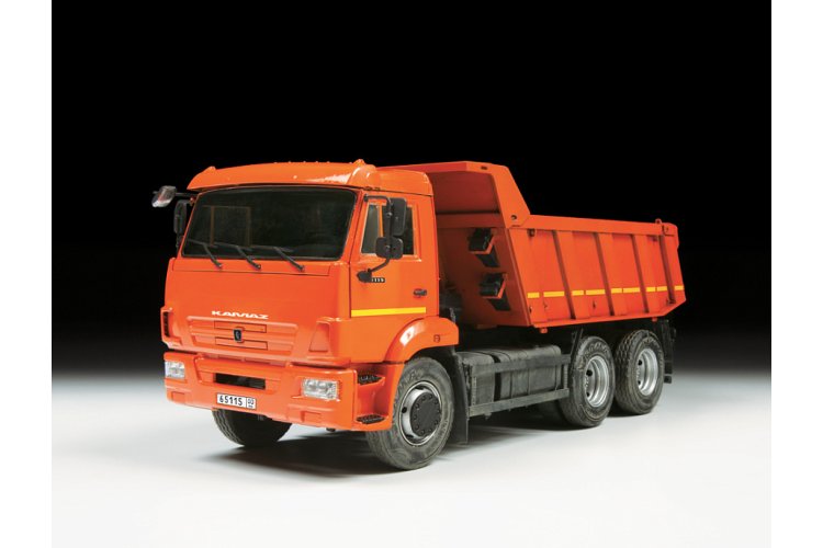 1:35 Zvezda 3650 Dump Truck Kamaz 65115 - Zvz3650 kamaz 1 - ZVZ3650