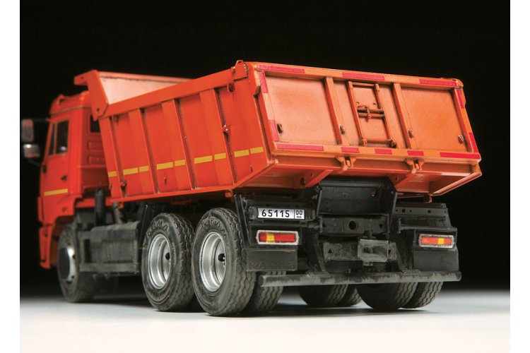 1:35 Zvezda 3650 Dump Truck Kamaz 65115 - Zvz3650 kamaz zad - ZVZ3650