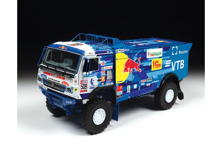 1:35 Zvezda 3657 Kamaz Rallye Truck - Zvz3657 truck kamaz back fx  - ZVZ3657