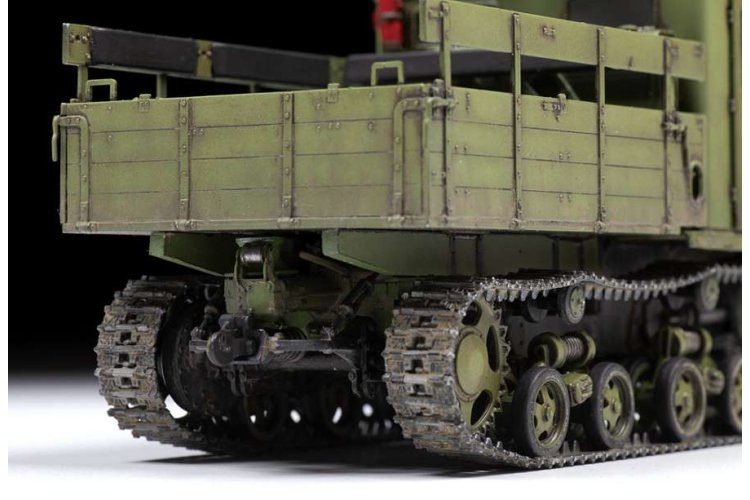 1:35 Zvezda 3663 Soviet artillery tractor STZ-5 - Zvz3663 img 7994 - ZVZ3663