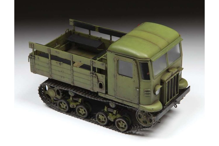 1:35 Zvezda 3663 Soviet artillery tractor STZ-5 - Zvz3663 img 8030 - ZVZ3663