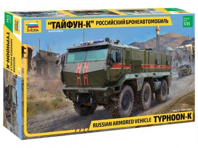 1:35 Zvezda 3701 Russian armored vehicle Typhoon-K - Zvz3701 rossiyskiy broneavtomobil tayfun k - ZVZ3701