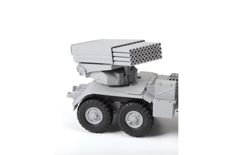 1:72 Zvezda 5051 Ural 4320 Multiple Rocket Launch System BM-21 - Grad - Zvz5051 10 - ZVZ5051