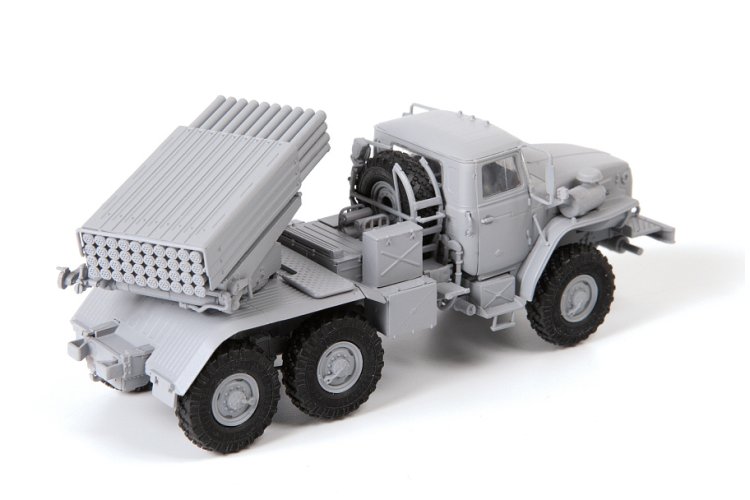 1:72 Zvezda 5051 Ural 4320 Multiple Rocket Launch System BM-21 - Grad - Zvz5051 7 - ZVZ5051