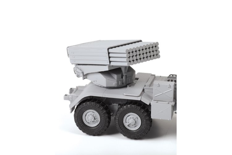 1:72 Zvezda 5051 Ural 4320 Multiple Rocket Launch System BM-21 - Grad - Zvz5051 9 - ZVZ5051