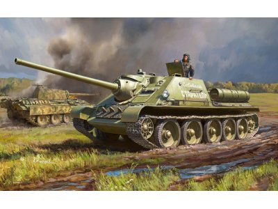 1:72 Zvezda 5062 Soviet Tank Destroyer SU-85 - Zvz5062front - ZVZ5062