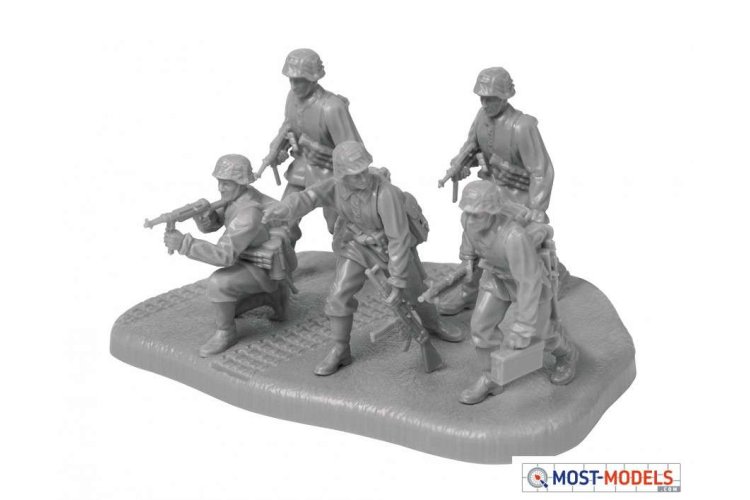 1:72 Zvezda 6270 German Panzergrenadiers in Anorak - Zvz6270 3 - ZVZ6270