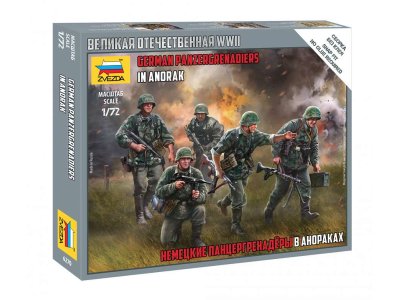 1:72 Zvezda 6270 German Panzergrenadiers in Anorak - Zvz6270 - ZVZ6270