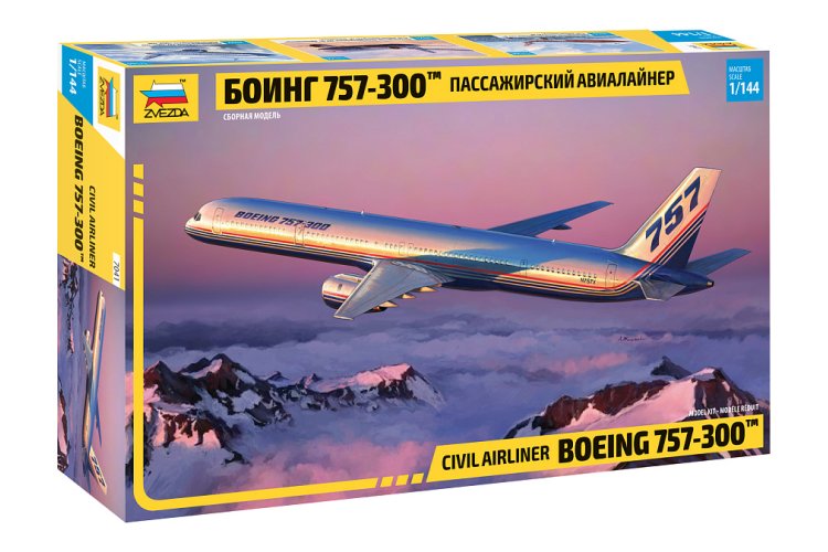 1:144 Zvezda 7041 Boeing 757-300 Plane - Zvz7041 1 - ZVZ7041