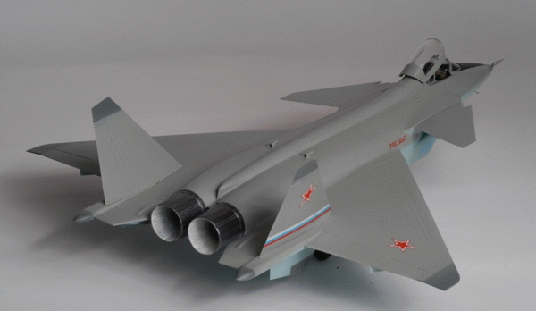 1:72 Zvezda 7252 Mikoyan MiG 1.44 - Russian Multirole Fighter of the New Generation - Zvz7252 8jpg - ZVZ7252