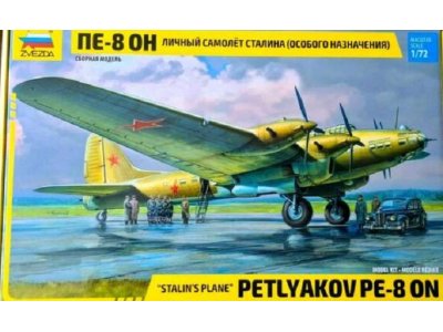 1:72 Zvzeda 7280 PE-8 Stalin's Plane - Zvz7280 - ZVZ7280