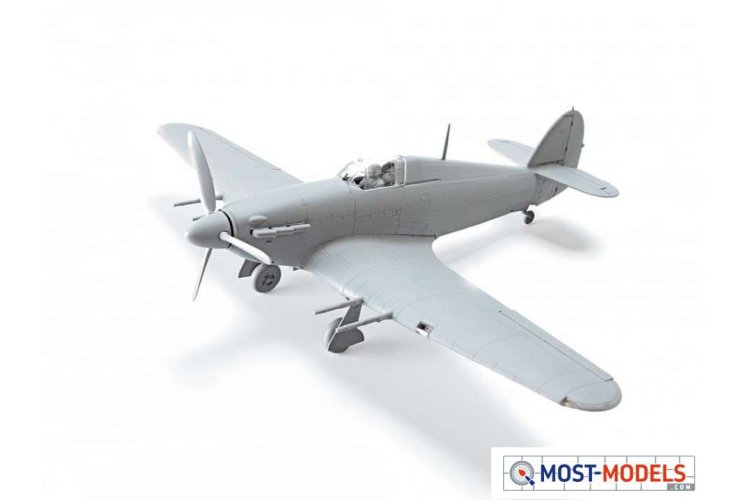 1:72 Zvezda 7322 British Fighter Hawker Hurricane IIC - Zvz7322 hurricane 2s img 6471 back - ZVZ7322