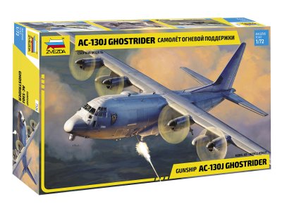 1:72 Zvezda 7326  Lockheed C-130 Hercules - Gunship AC-130J Ghostrider - Zvz7326 samolet ognevoy podderzhki as 130j ghostrider - ZVZ7326