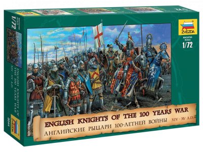 1:72 Zvezda 8044 English Knights 100 Years War - XIV-XV centuries AD - Zvz8044 d - ZVZ8044