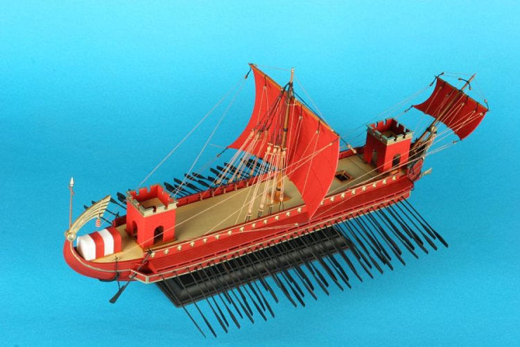 1:72 Zvezda 9019 Trireme of the Roman Emperor Ship - Zvz9019 5 - ZVZ9019