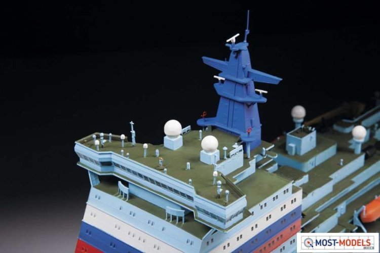 1:350 Zvezda 9044 Russian nuclear-powered icebreaker project 22220 "ARKTIKA" - Zvz9044 img 6786 - ZVZ9044